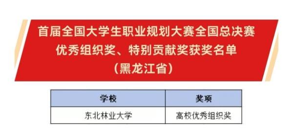 首届全国大学生职业规划大赛全国总决赛获奖名单出炉！黑龙江这些学生和高校获奖