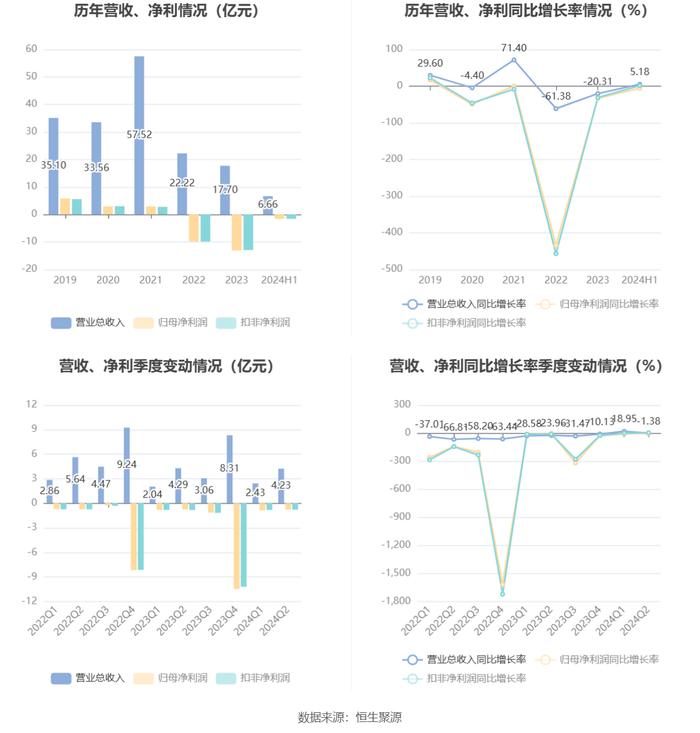 华宇软件：2024年上半年亏损1.63亿元