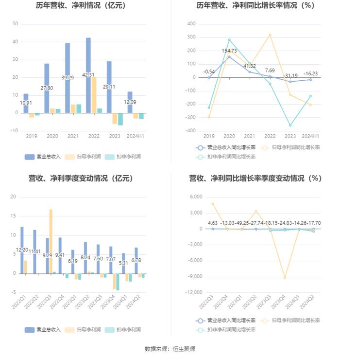 华大智造：2024年上半年营业收入12.09亿元