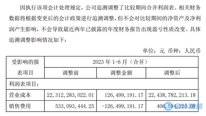 计提的质保费用计入“营业成本”，不再计入“销售费用”！多家上市公司会计政策变更！