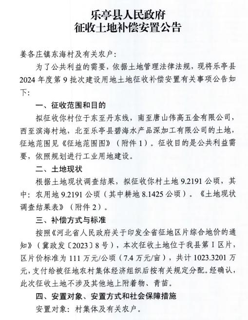 征地！补偿！安置！最新征地拆迁消息来了……