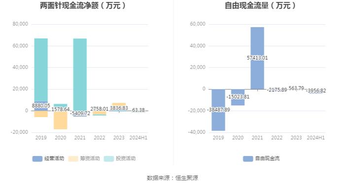 两面针：2024年上半年亏损346.75万元