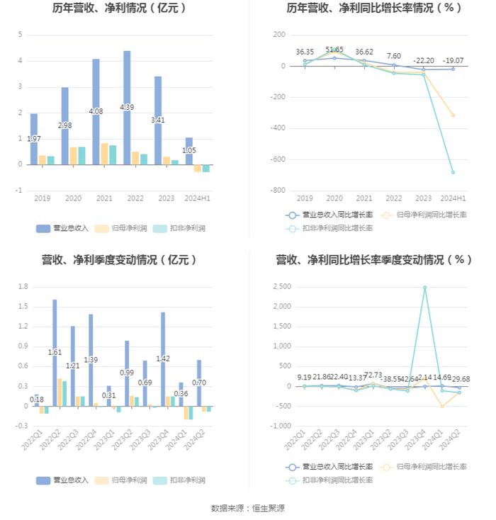 瑞晨环保：2024年上半年亏损2743.87万元