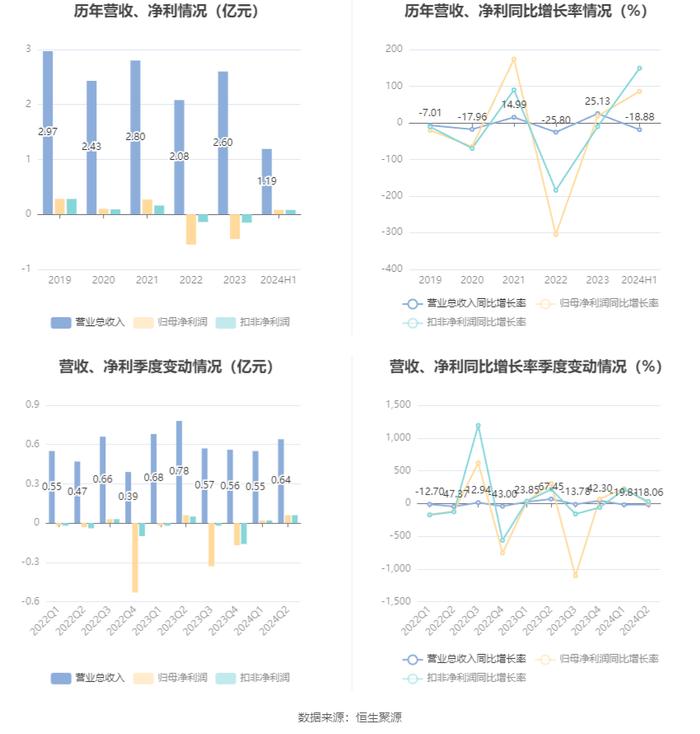 佳隆股份：2024年上半年净利润817.02万元 同比增长85.8%