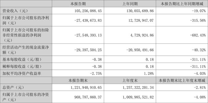 瑞晨环保：2024年上半年亏损2743.87万元