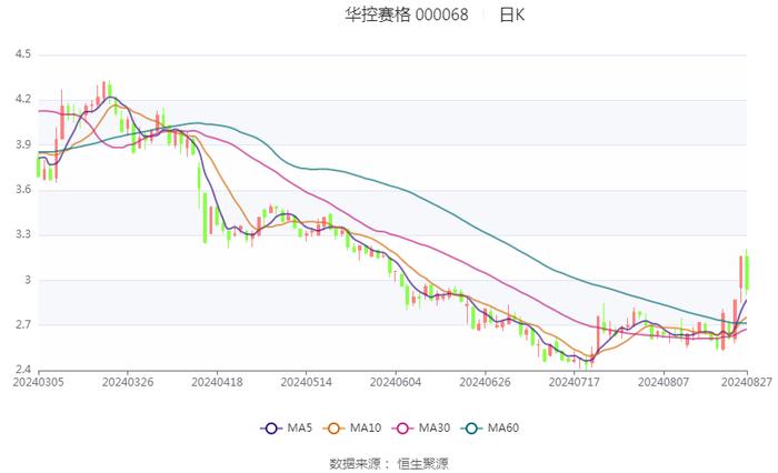 华控赛格：2024年上半年亏损5558.77万元