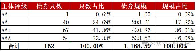 2024年至今162只新增公司债券明细及解析