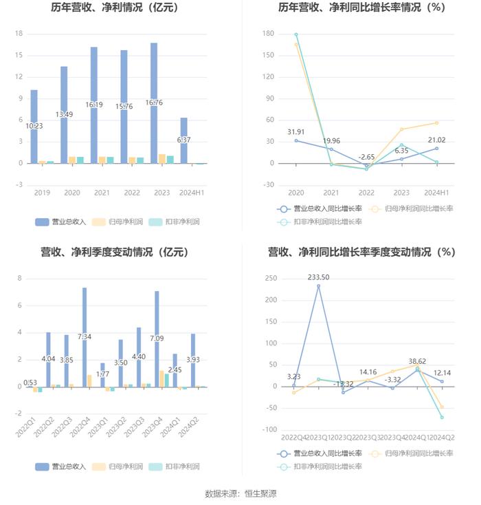 莱斯信息：2024年上半年亏损545.19万元