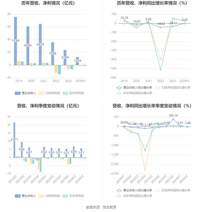 罗欣药业：2024年上半年亏损8870.99万元