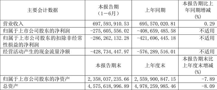 安恒信息：2024年上半年亏损2.76亿元