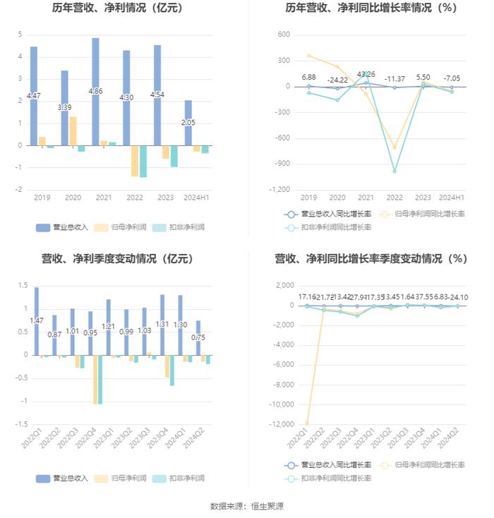 美尔雅：2024年上半年亏损2748.16万元