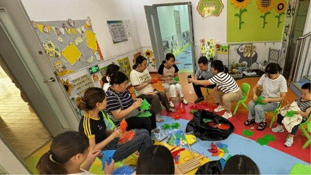 灞桥区灞桥街道中心幼儿园开学准备工作