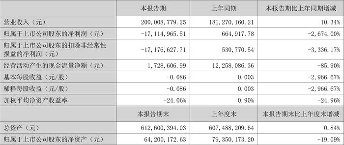 乐通股份：2024年上半年亏损1711.50万元