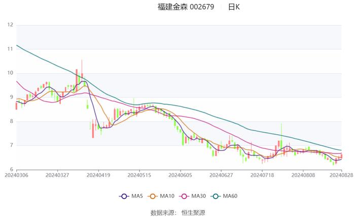 福建金森：2024年上半年亏损3767.22万元