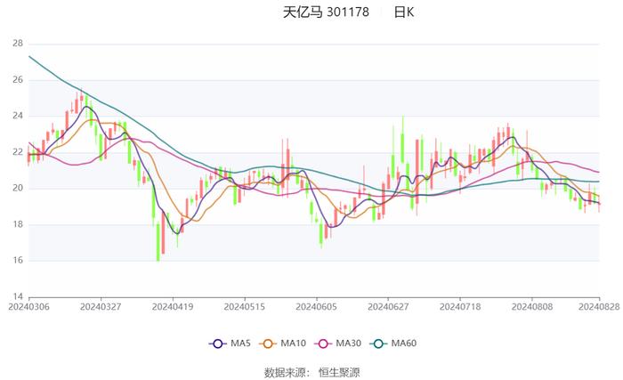 天亿马：2024年上半年亏损1172.90万元