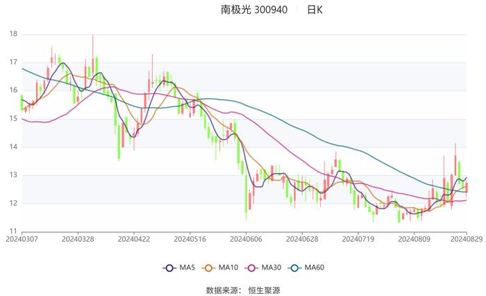 南极光：2024年上半年亏损826.02万元