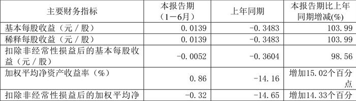 亚邦股份：2024年上半年盈利793.49万元 同比扭亏