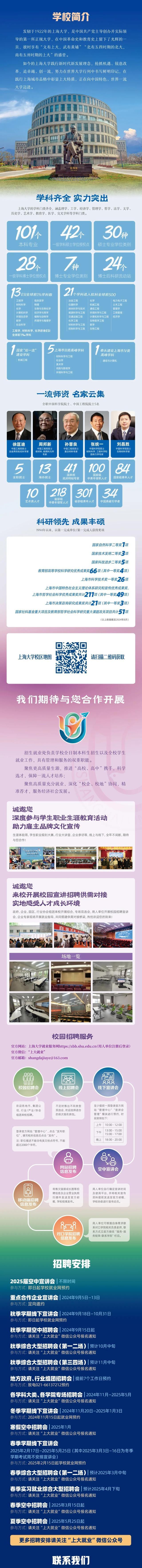 上海大学2025届毕业生生源信息发布！