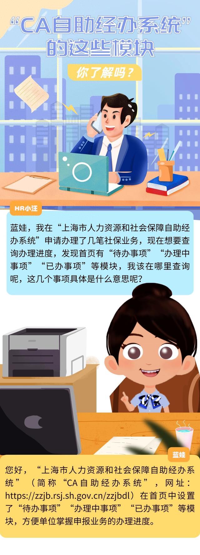 “CA自助经办系统”的这些模块你了解吗？