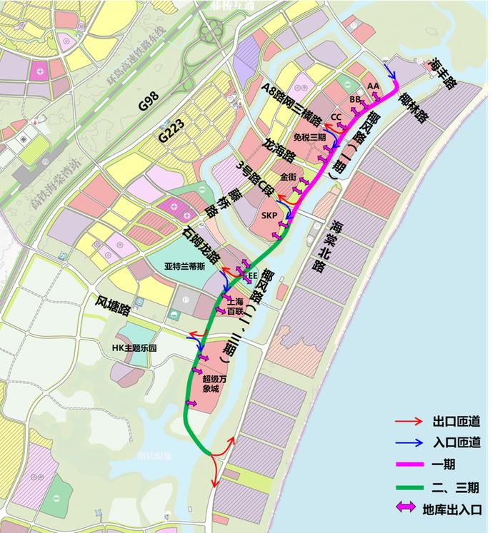 海南首条特长距离地下市政道路项目正抓紧建设，最新进展→