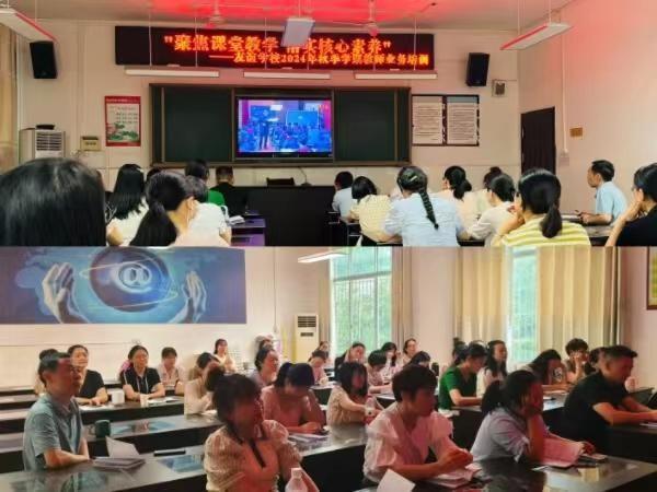 岳塘区友谊学校全体教师集中“充电”