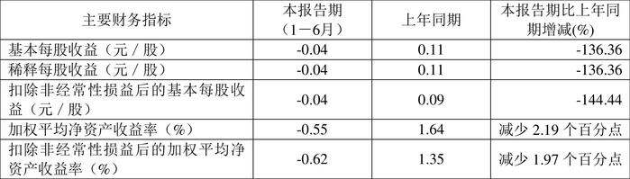 赛伍技术：2024年上半年亏损1548.73万元