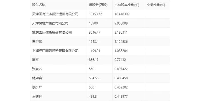 津投城开：2024年上半年亏损2.02亿元