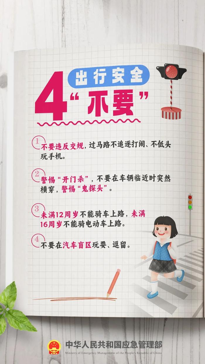 学生新学期第3天不幸离世！@所有人，开学安全手册请收好！