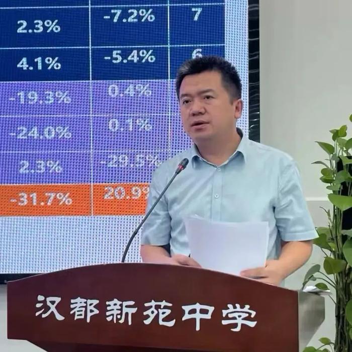 西航二中教育集团汉都新苑中学校区召开质量分析会