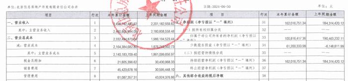 住总房地产上半年营收增至25亿元，受限资产账面价值198亿元 | 中报拆解