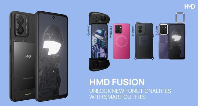 HMD推出模块化手机Fusion：海量配件随心定制、骁龙 4 Gen 2 芯片