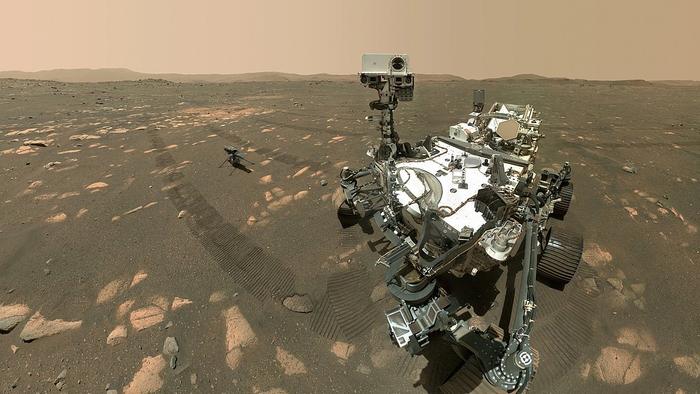 NASA“毅力”号火星车 图源:视觉中国