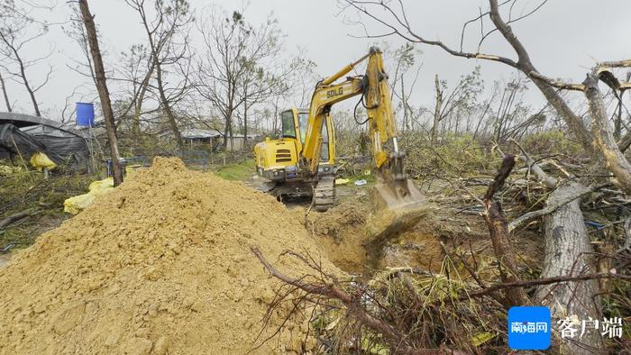 文昌锦山镇畜禽损失超过300万只 水电通信仍在抢修当中