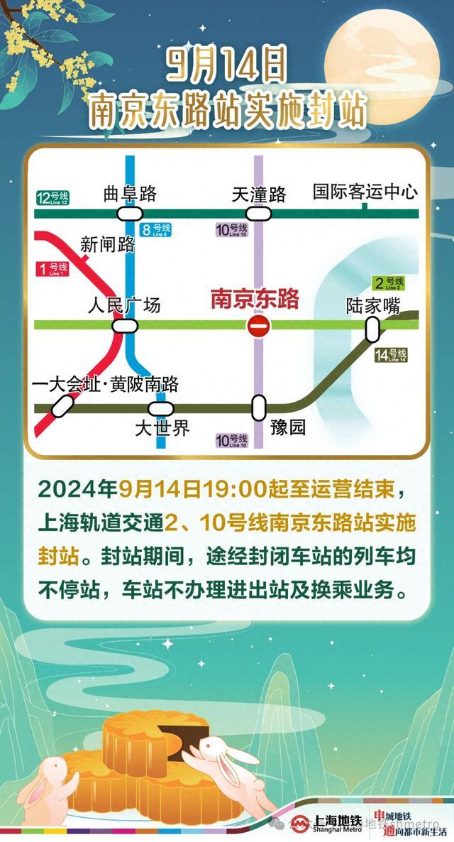 南东封站 延时运营 定点加开｜2024中秋小长假：上海地铁多措施保障乘客出行安全顺畅