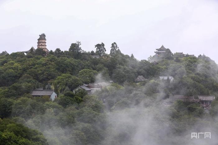 崆峒山云海景观（央广网发 吴希会 摄）