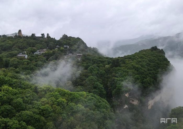 崆峒山云海景观（央广网发 吴希会 摄）