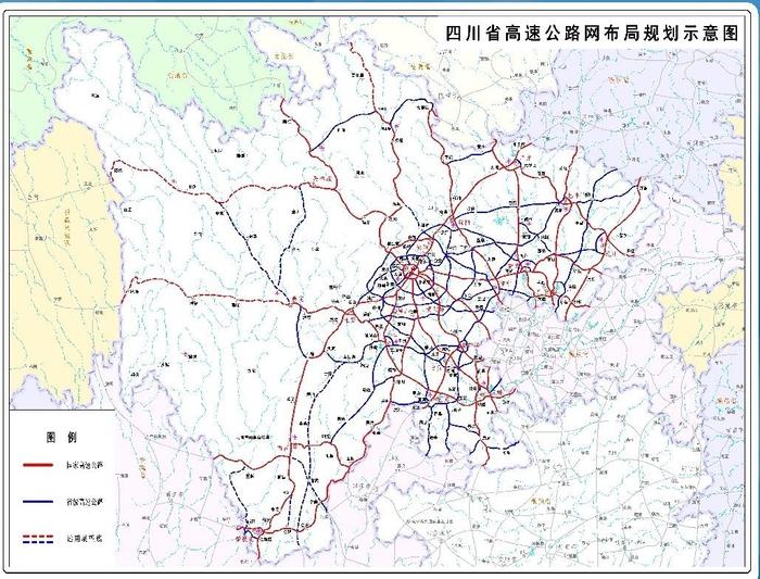 按图索骥，6张规划图看四川高速公路网如何“长大”丨高速公路破万④