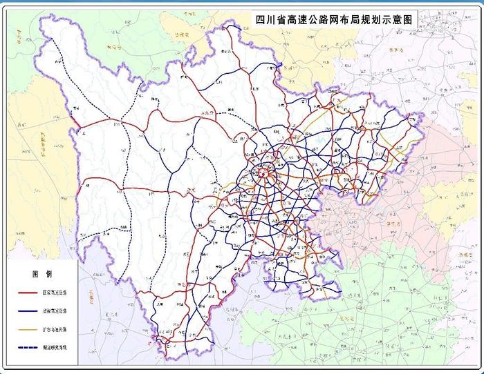 按图索骥，6张规划图看四川高速公路网如何“长大”丨高速公路破万④