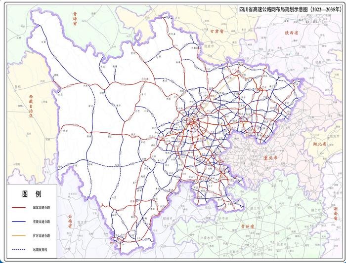 按图索骥，6张规划图看四川高速公路网如何“长大”丨高速公路破万④