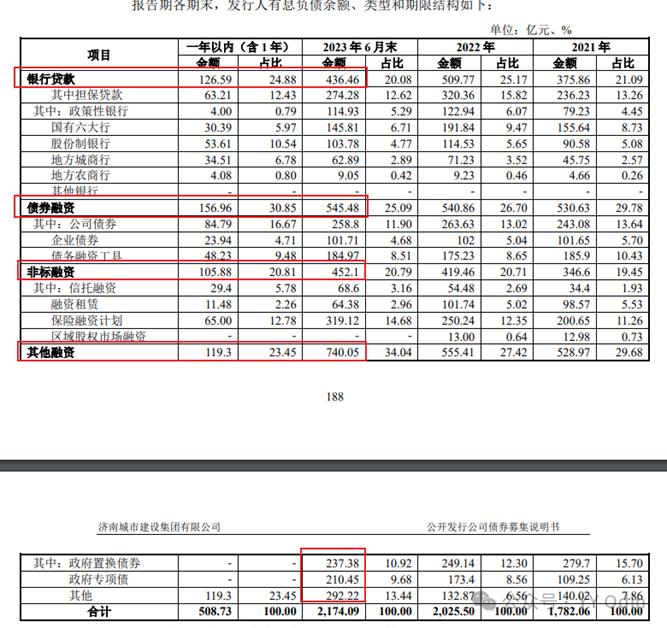 城投有息债务分类中的“其他”是什么？