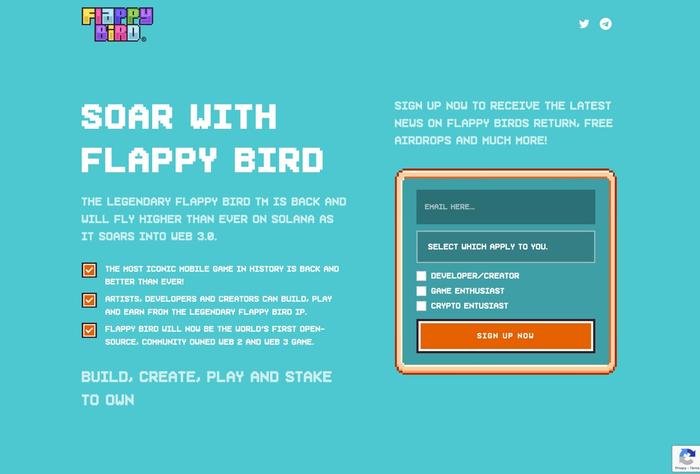 《Flappy Bird》手游时隔 10 年回归被指夹带“私货”：推广加密货币