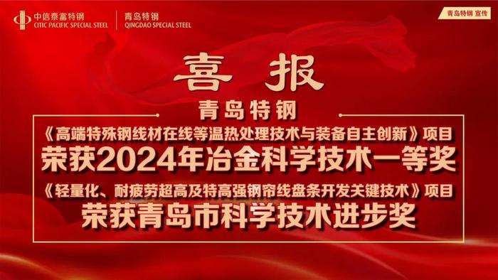 青岛特钢:线材领域产品捷报频传