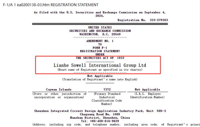 人工智能公司 Sowell 索威尔，递交IPO招股书，拟赴美国上市