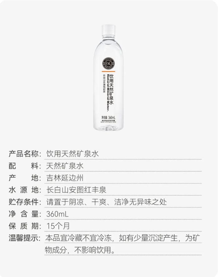 胖东来最新自营产品上线，天然矿泉水1.2元一瓶