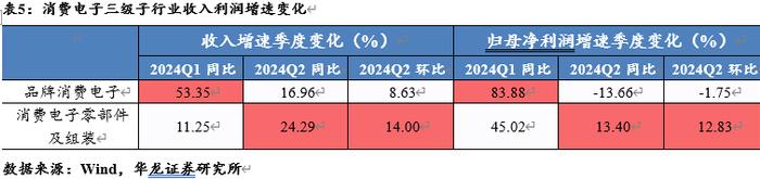 【华龙电子】电子行业2024年半年报综述：景气度稳步提升，关注自主可控进展