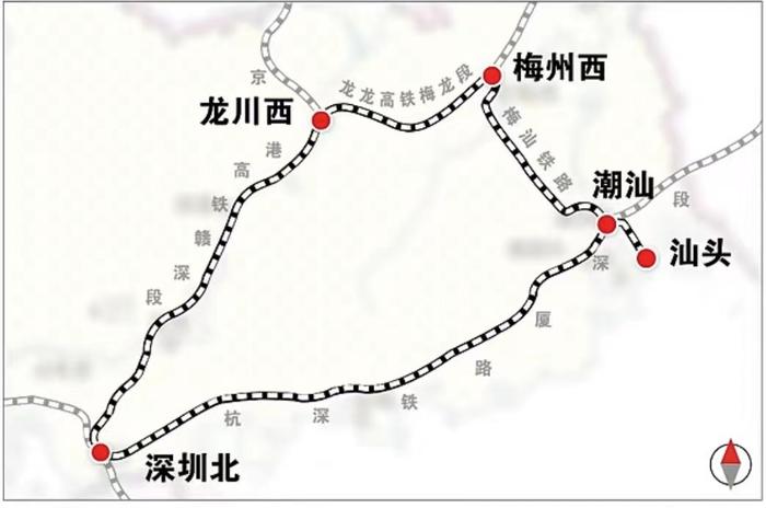 汕头至汕头高铁环线列车9月15日开行 粤东地区的经济发展插上腾飞翅膀