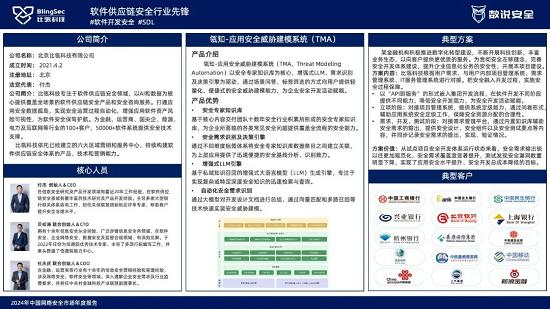 比瓴科技荣获2023年度网络安全新星企业代表