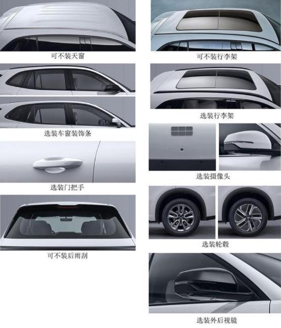 定位全新中型SUV 吉利银河星舰7申报图曝光