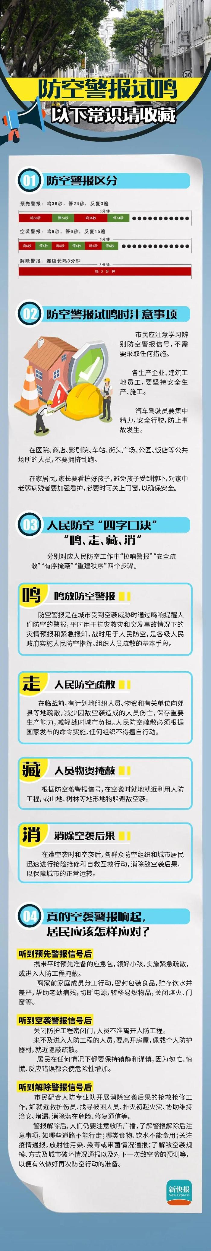 明天，全民国防教育日，湛江试鸣防空警报！