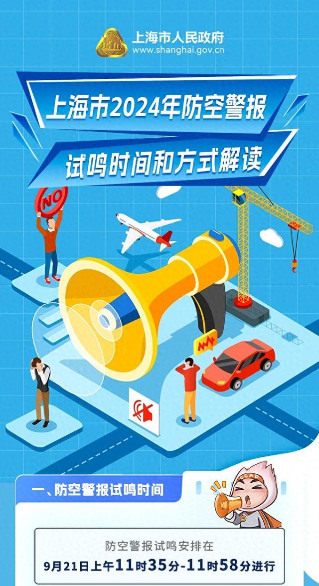 听！防空警报正在试鸣，提醒广大市民不用惊慌，可以这样做→